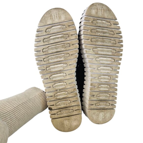 Ilse Jacobsen Tulip Perforated Slip On Shoes, Black, Platform,Size 39 / US 8.5-9 - Picture 9 of 9